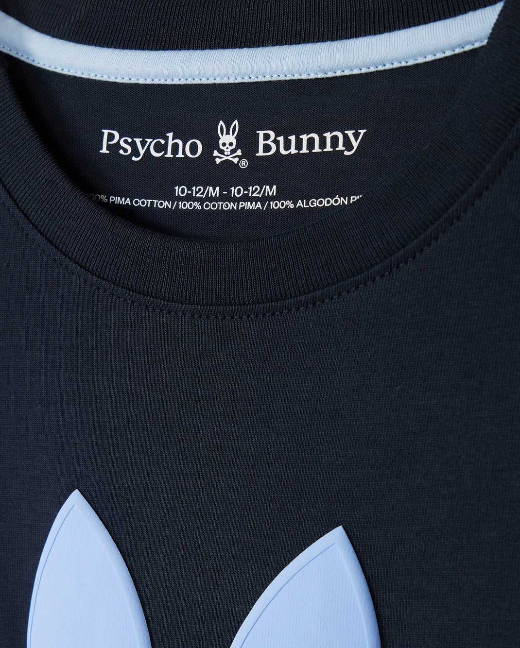 Polos Psycho Bunny Houston Graphic Tee Bleu Marine Enfant | VKJ-46606834